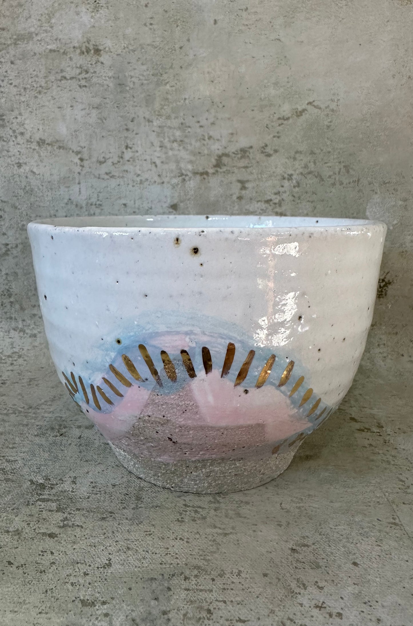 Landscape Bowl with Gold Detail - Gemma Pettiford