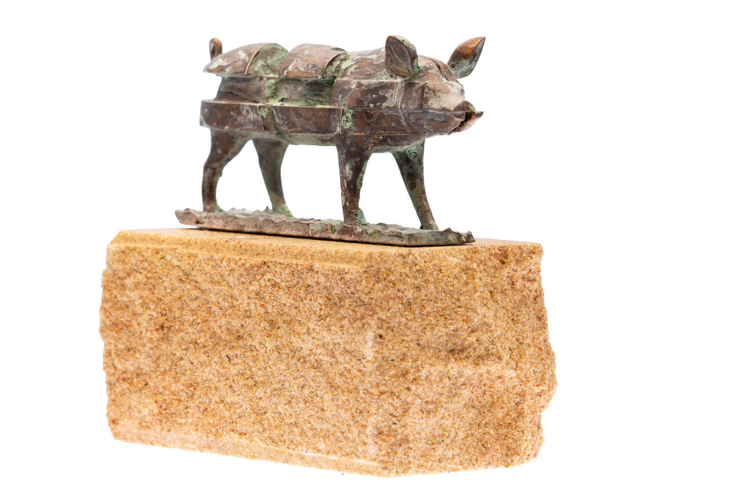 Mini Diced Pig - Miniature Sculpture *
