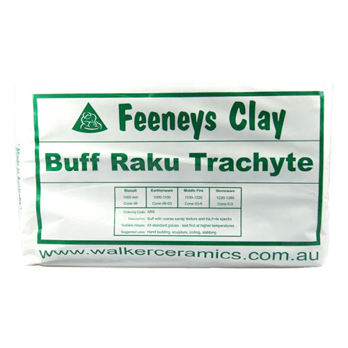 Buff Raku Trachyte Clay - BRT - MEMBERS