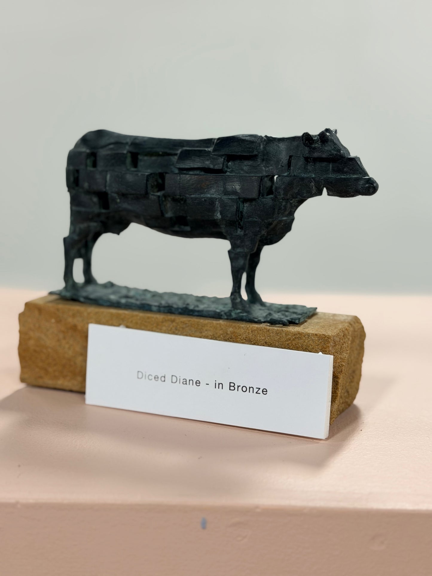 Diced Diane - In Bronze, Medium Sculpture *