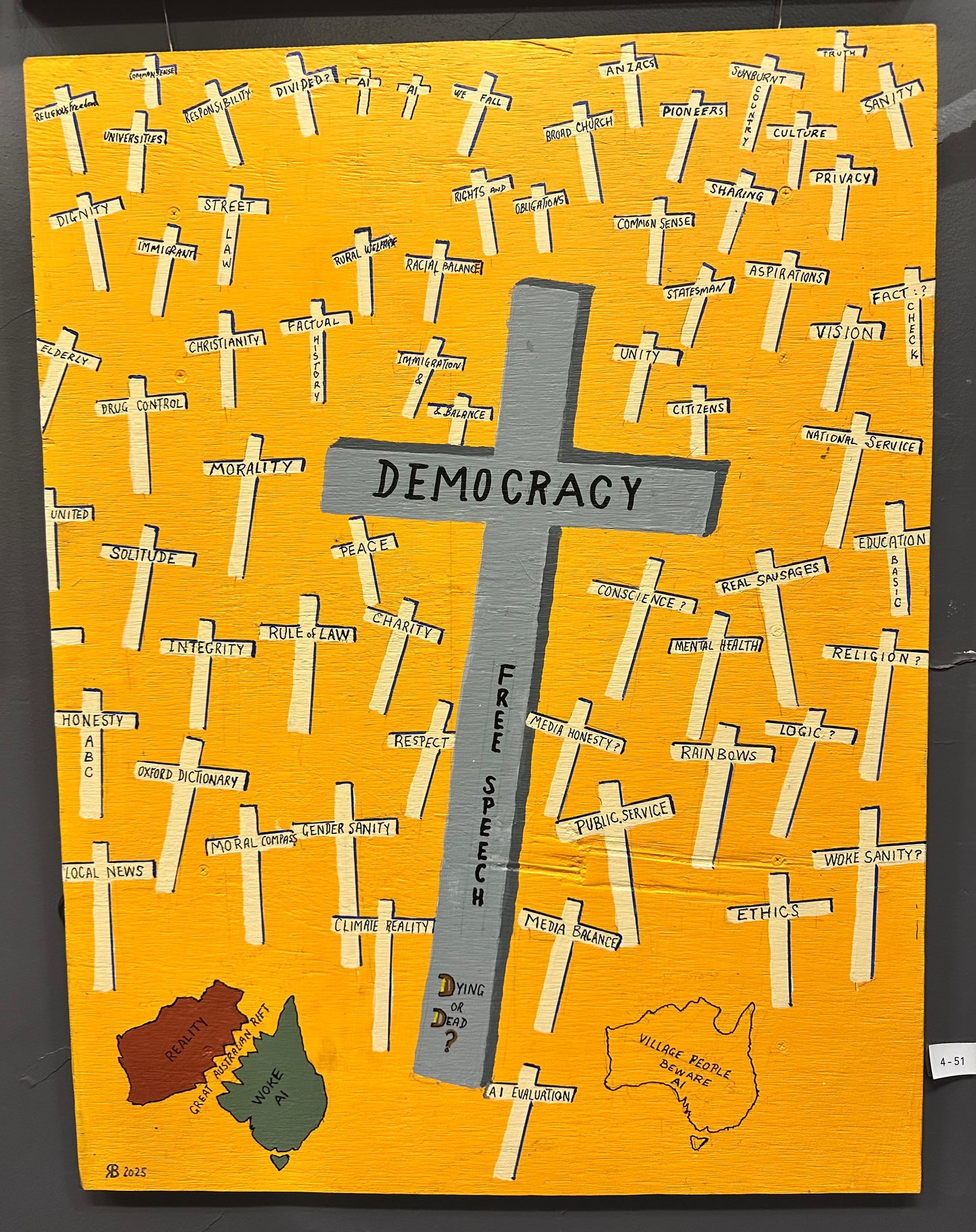 Democracy Buried- Russell BLANCH