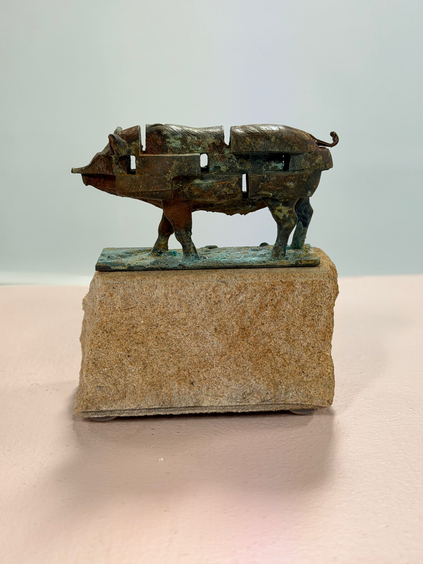 Mini Diced Boris - Miniature Sculpture *