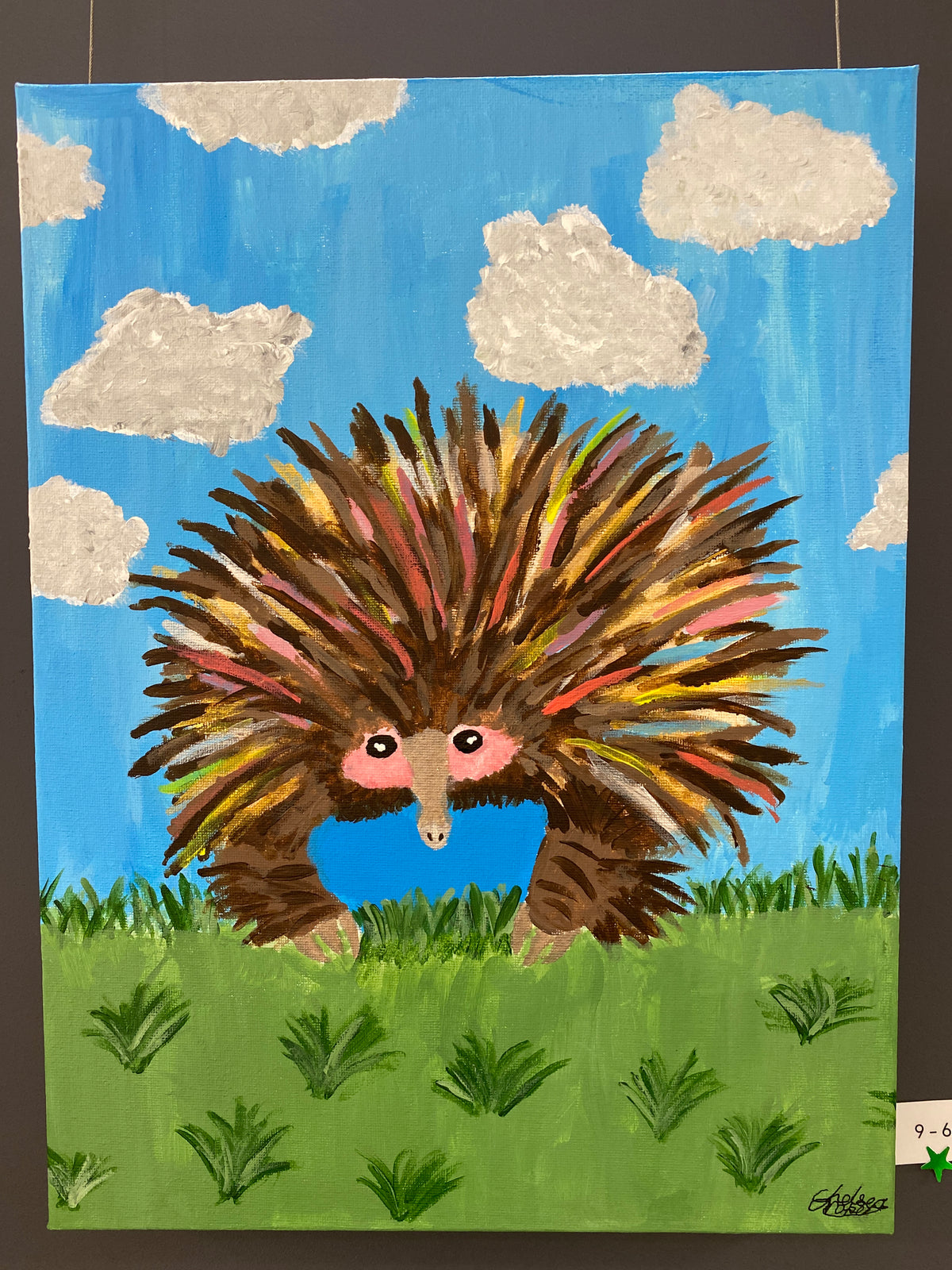Elmo the Echidna- Chelsea Croker