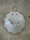 White Scallop Wall Pocket - Gemma Pettiford
