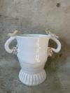 Small Urn Vase with Handles & Gold Flower Detail - Gemma Pettiford