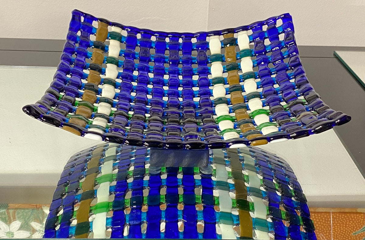 Woven Glass Fruit Bowl - Hans Mouthaan
