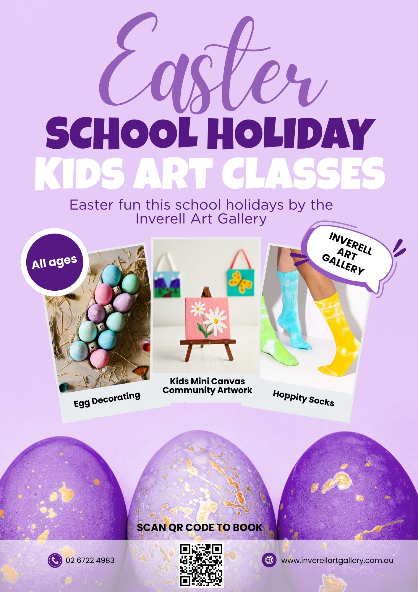 Inverell Art Gallery Easter Classes 2026