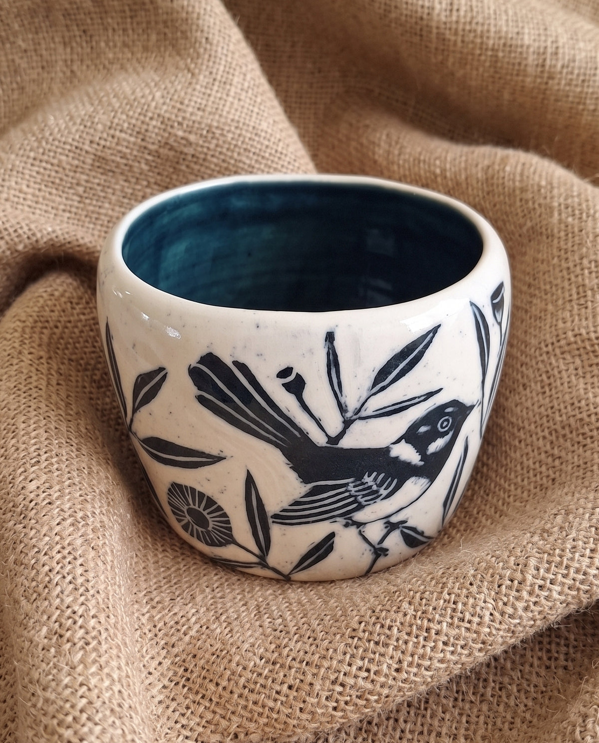 The Blue Agitator Bud Vase 2 - Kerry Hardy