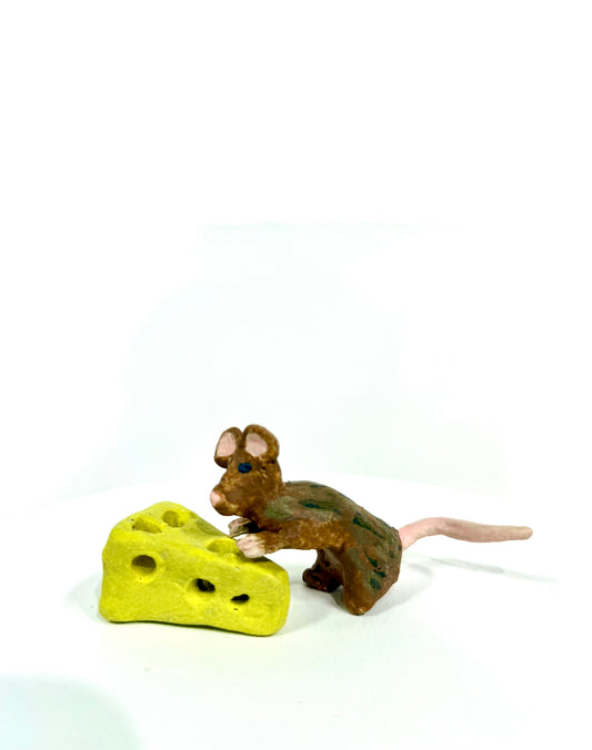 Mouse with Cheese - Liz Gibson