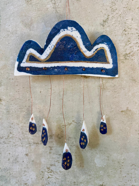 Rainy Days Wall Hanging - Medium - Gemma Pettiford