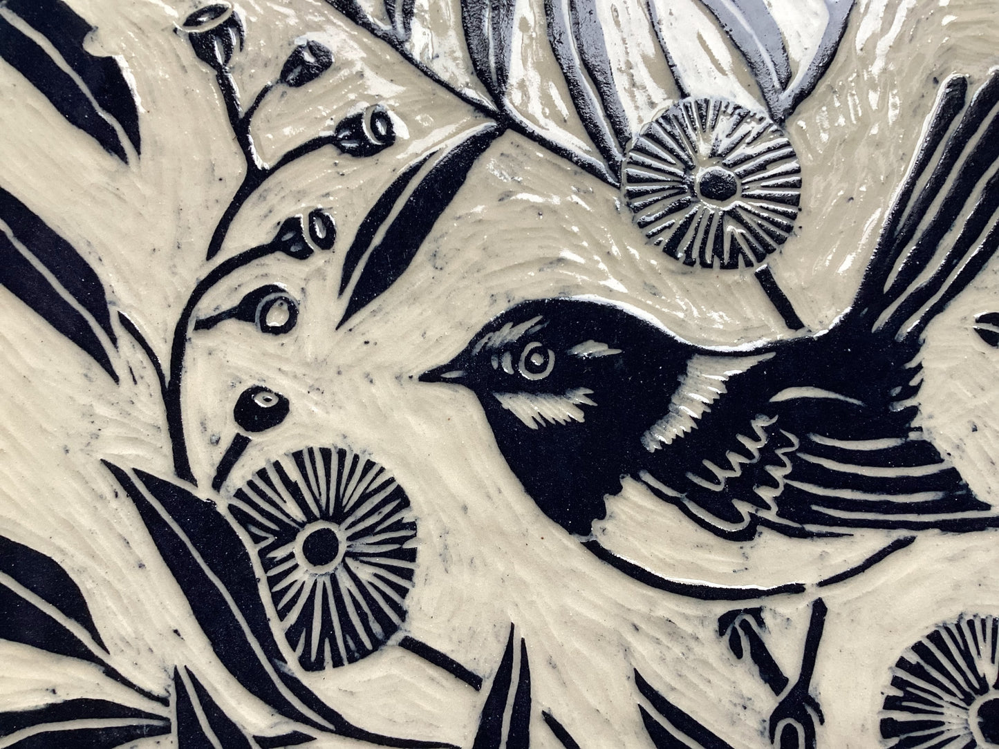 The Blue Agitator Round Vase - Kerry Hardy