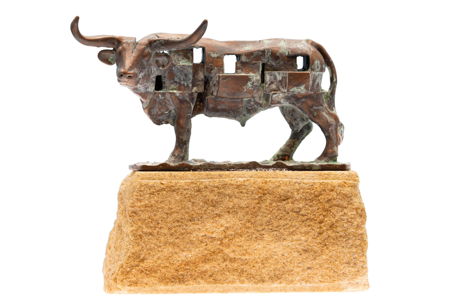 Diced Longhorn - Sculpture *