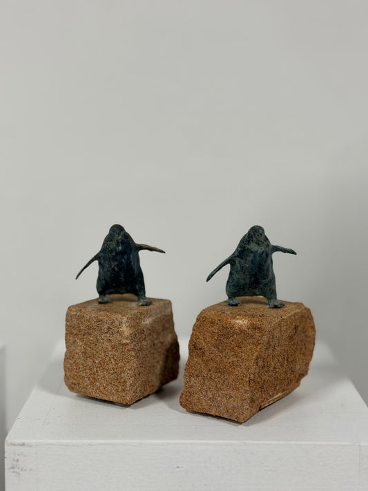 Angry Gentoo Penguin - Miniature Sculpture *