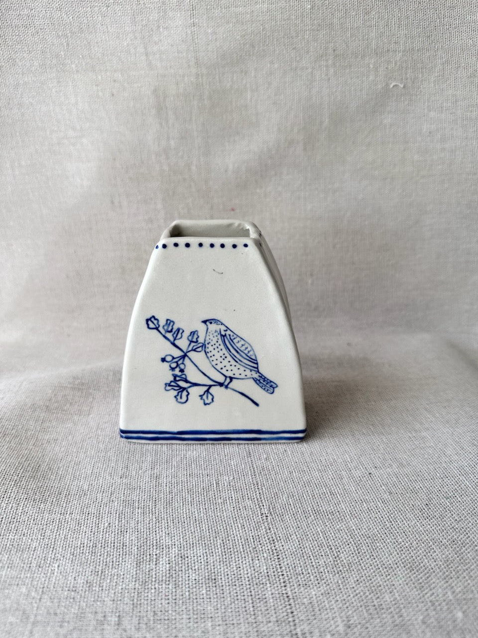 Casie Hughes ( Loop Sisters ) - Small Bird Vase # 1