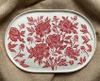 Blaze of Peonies - Oval Platter - Kerry Hardy