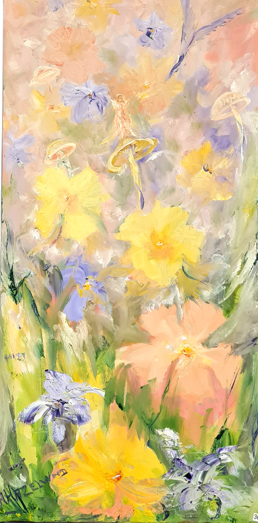 Fairy In The Flowers