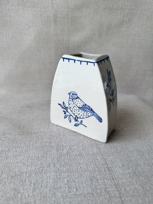 Casie Hughes ( Loop Sisters ) - Small Bird Vase # 2